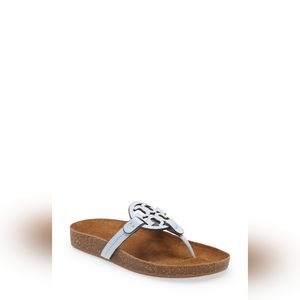 Miller Leather Logo Sandals